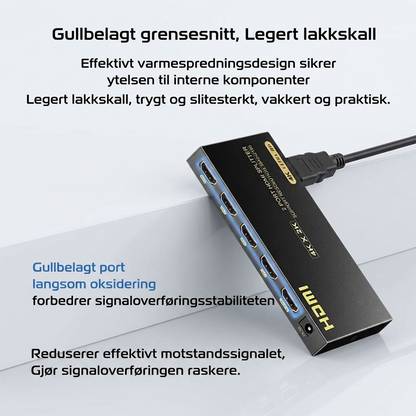 YITROX YT-SP104 4K HDMI-splitter 1 inn 4 ut
