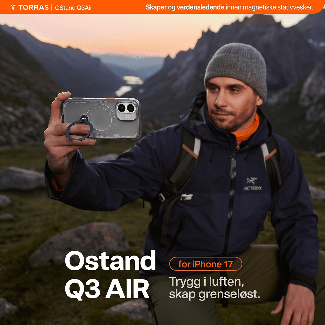TORRAS Ostand Q3 Air MagSafe-deksel