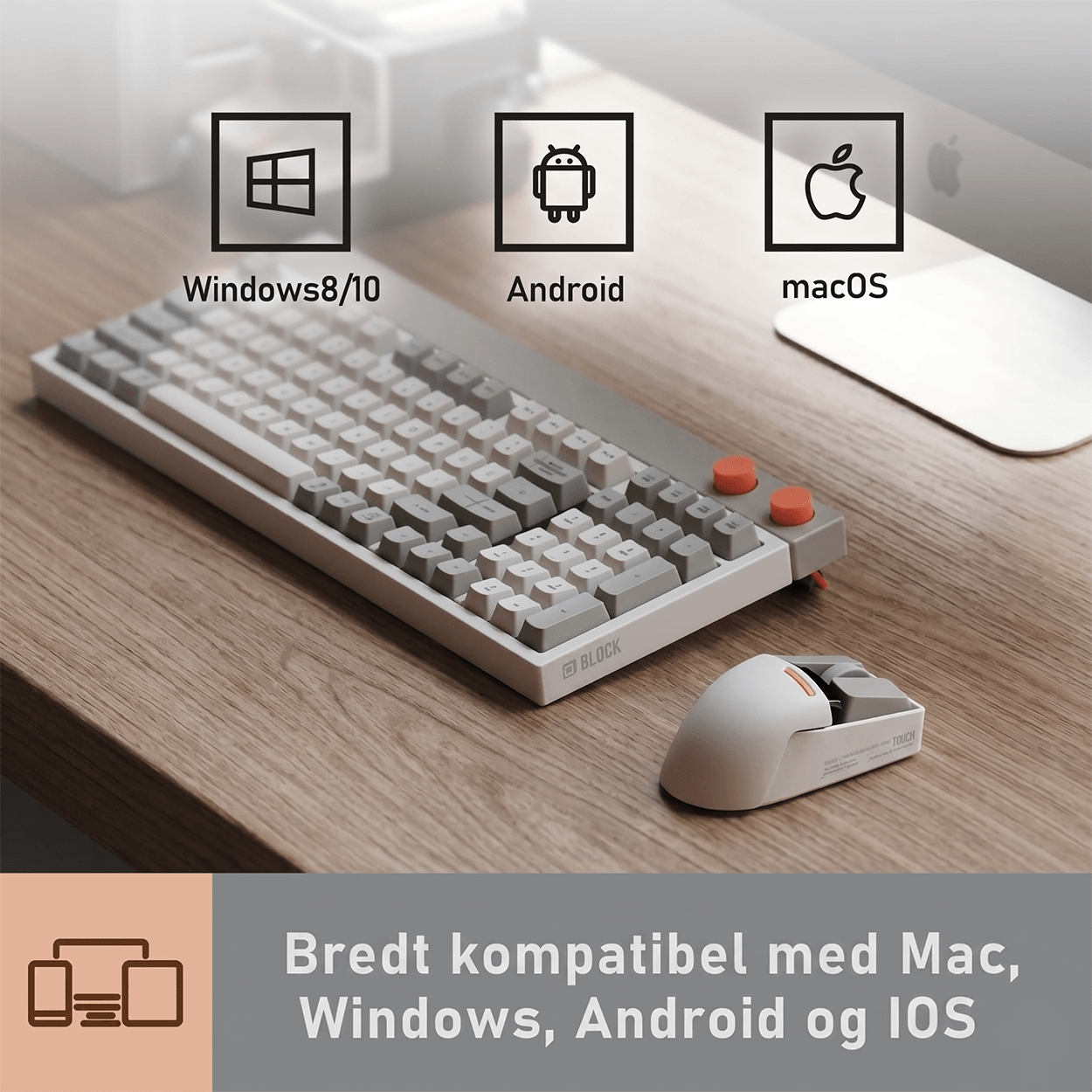 LOFREE Touch PBT trådløs mus