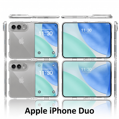 CLARIVUE-deksel til Apple iPhone Duo (MagSafe-kompatibel (Magnetisk) / Standard (Ikke-magnetisk))