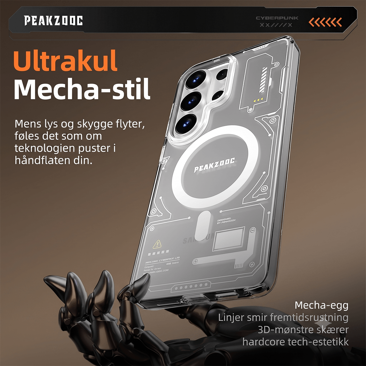 Peakzooc Neuron Series MagSafe-deksel