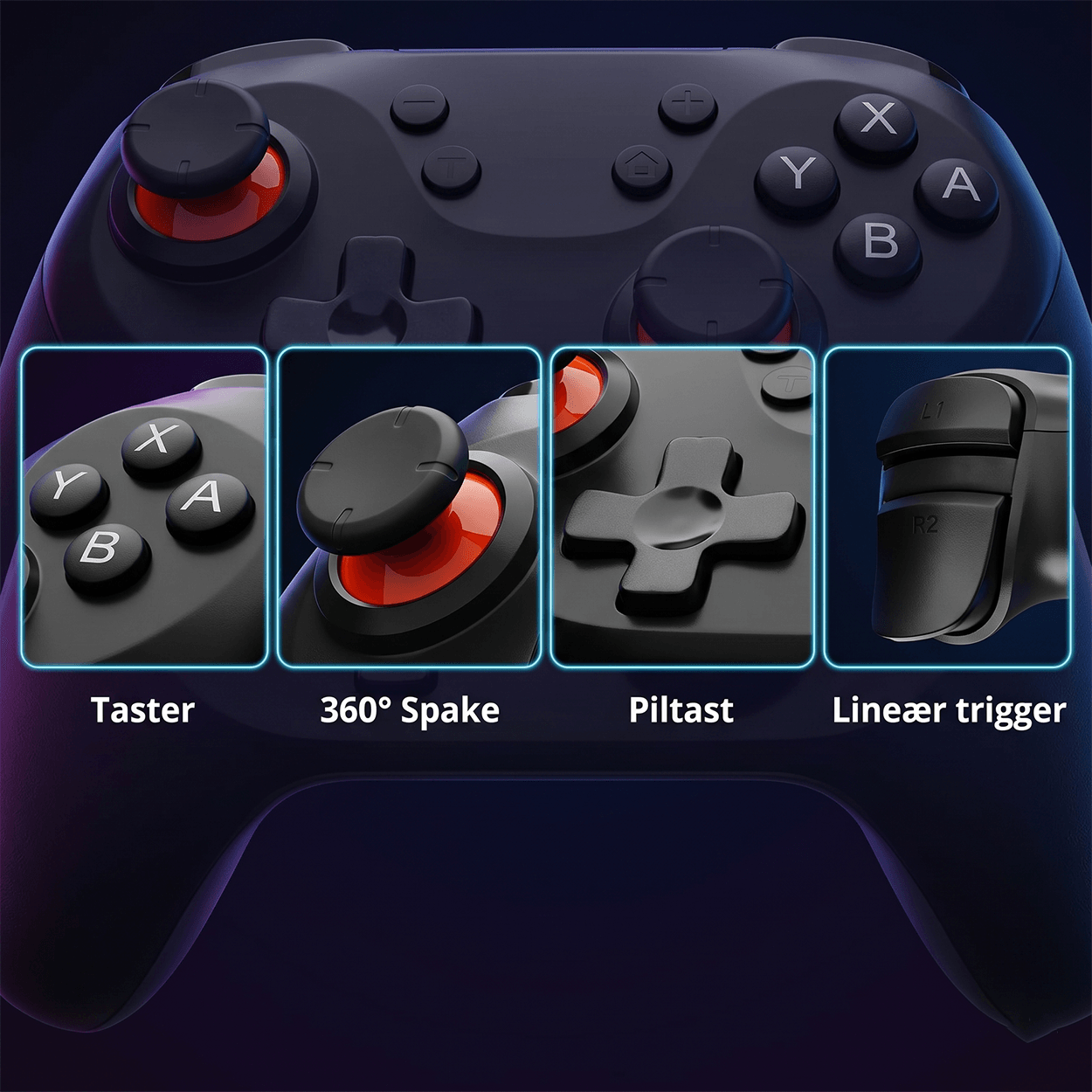 Nintendo Switch Wireless Controller SW-01 - Trådløs spillkontroller