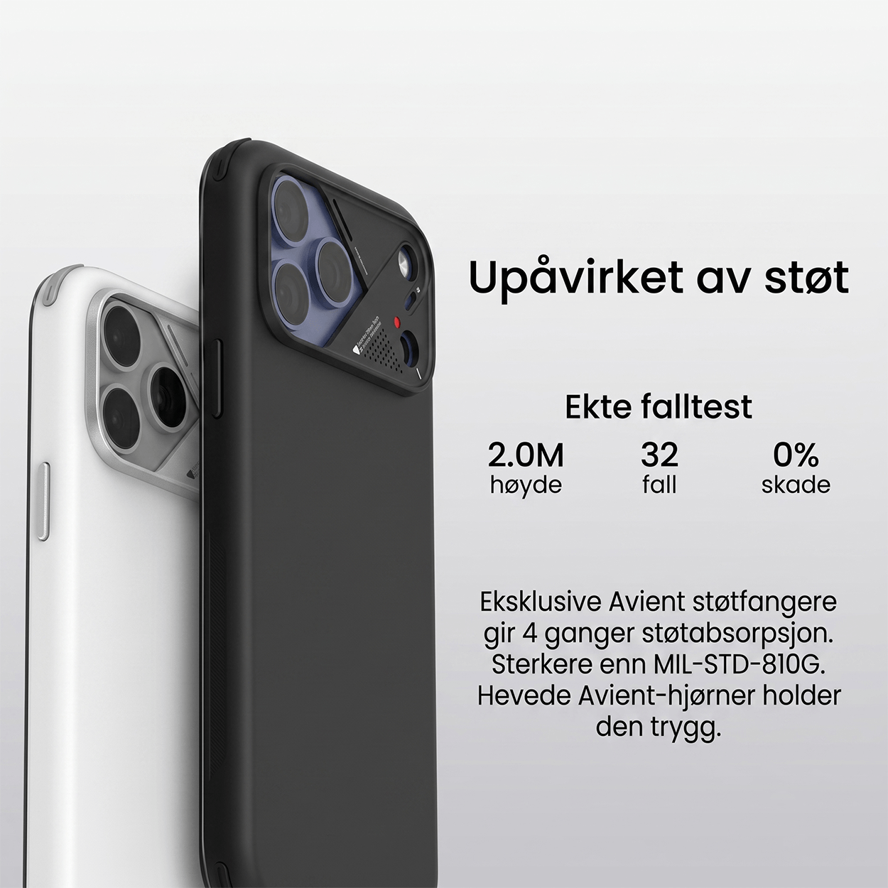 Aulumu A17 Støtsikkert Deksel til iPhone 17 Pro / Pro Max