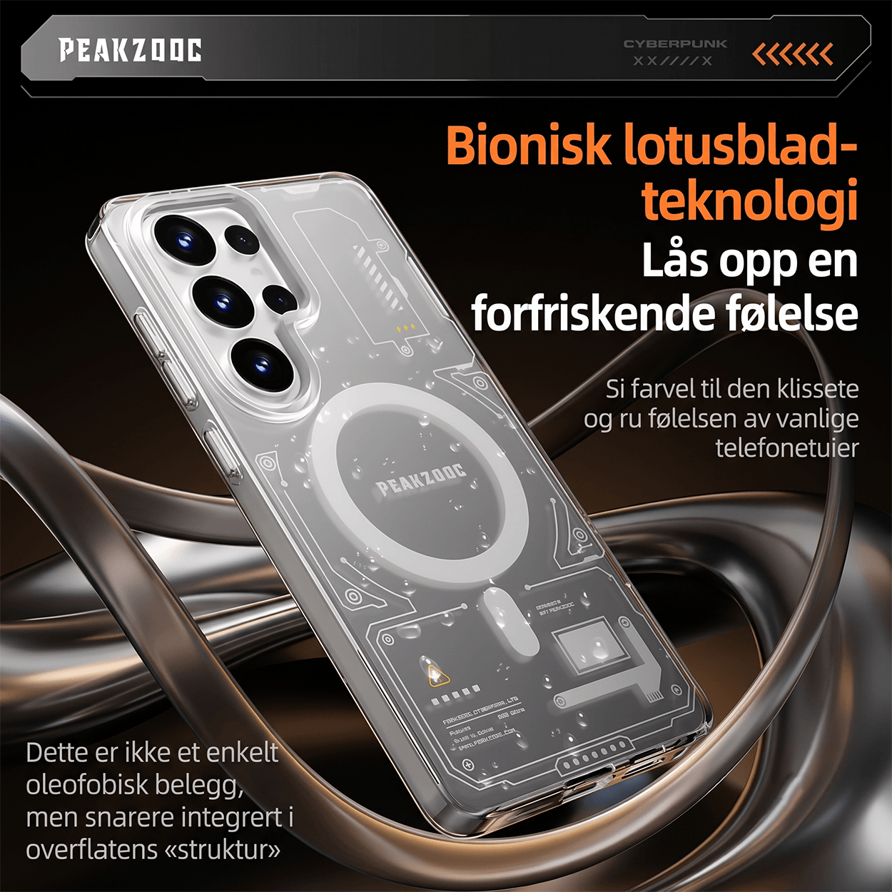 Peakzooc Neuron Series MagSafe-deksel