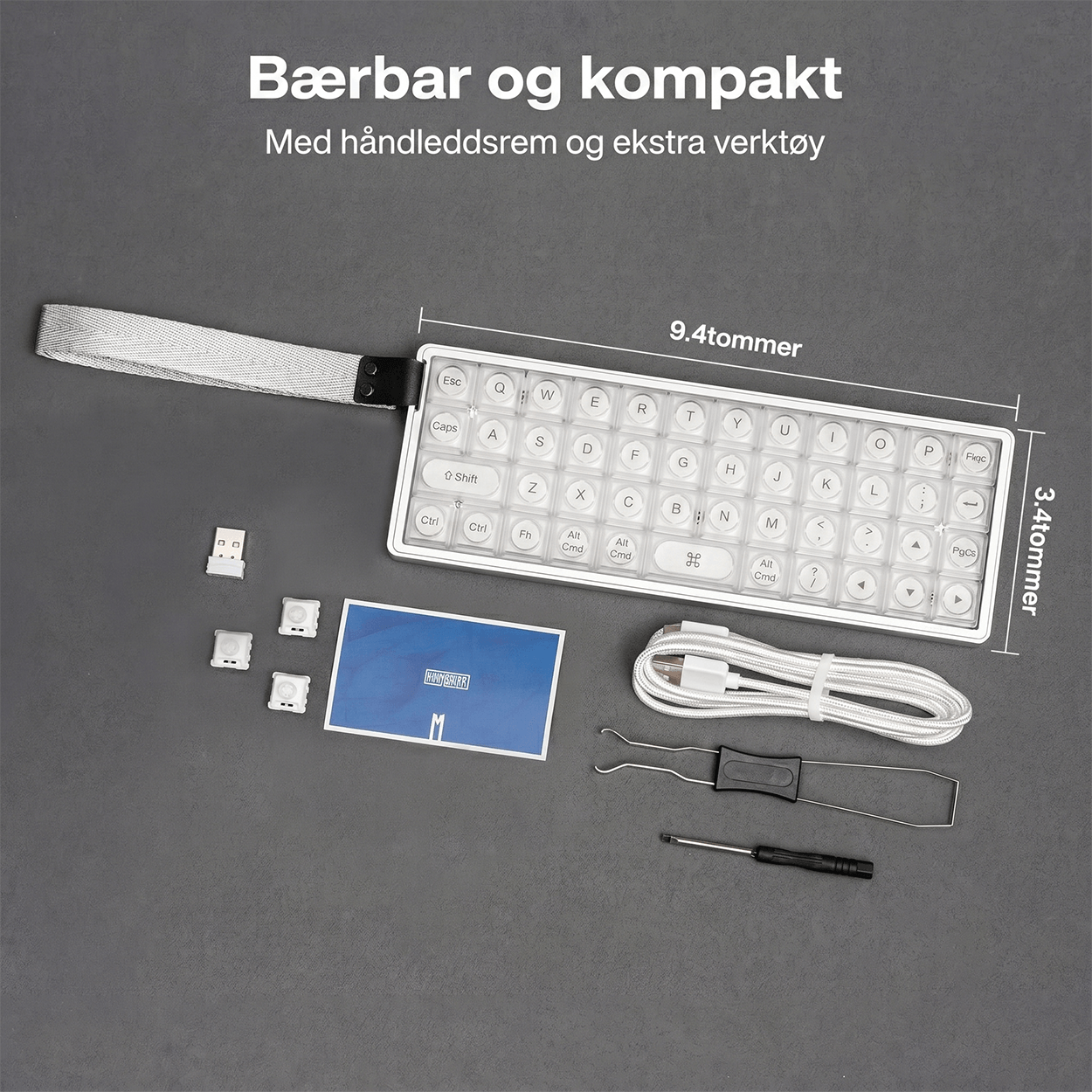EPOMAKER Luma40 Lavprofil mekanisk tastatur