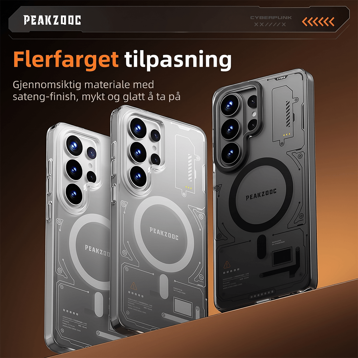 Peakzooc Neuron Series MagSafe-deksel