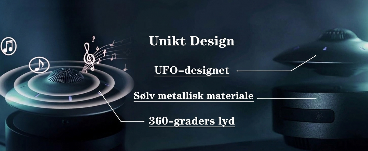 BEIOZGLONG UFO Magnetisk Leviterende Bluetooth-høyttaler