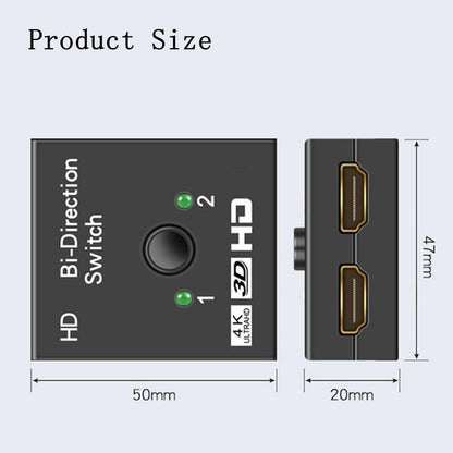 2-i-1 / 1-i-2 HDMI-bryter boks