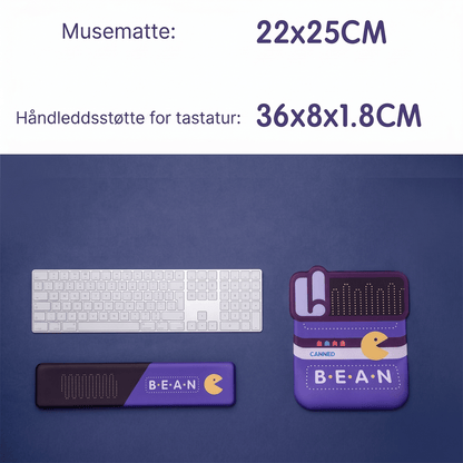 Ancreu PAD-3 Minneskum Hånddstotte med Musematte – Gaming, Tegneseriedesign