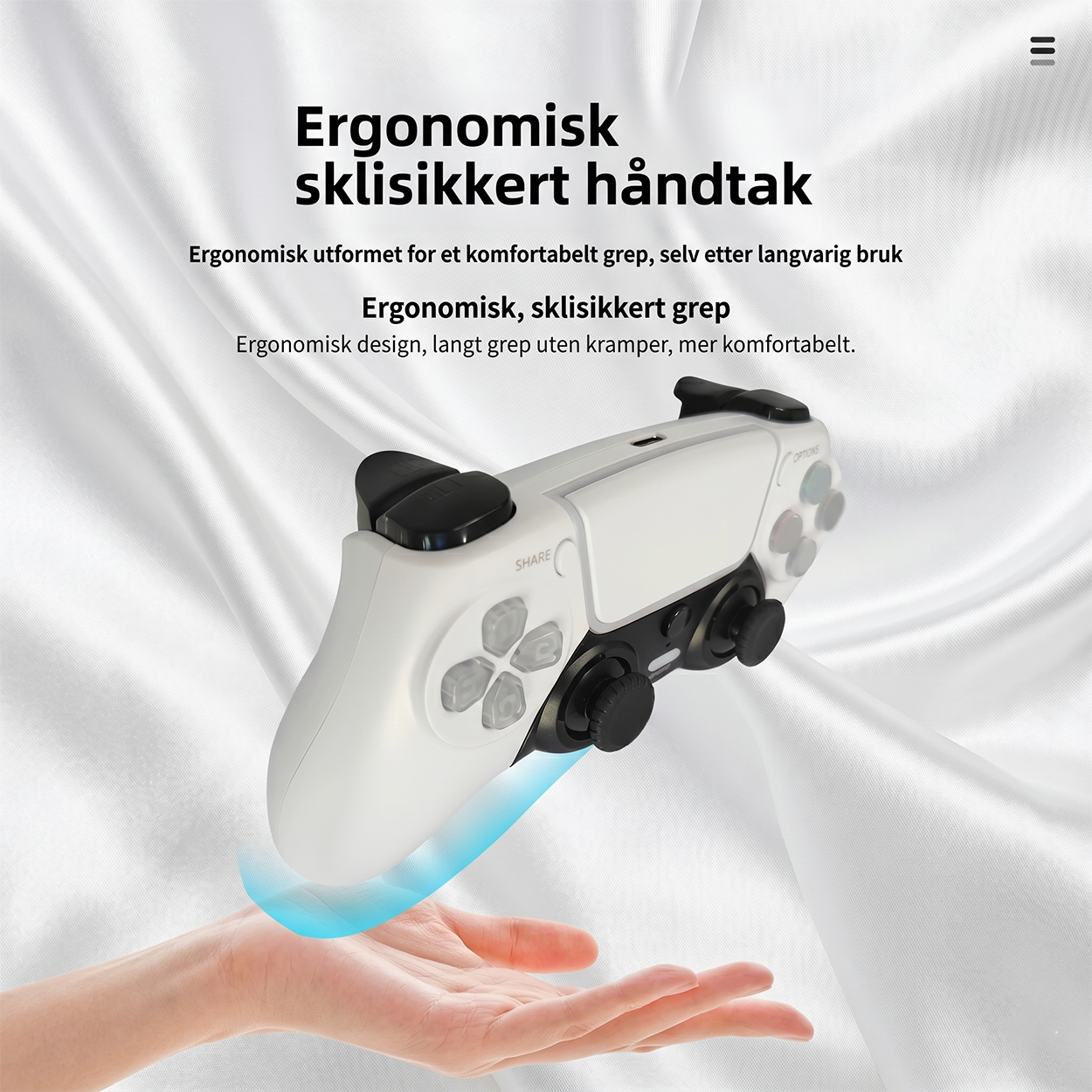 P49 Trådløs Spillkontroller for PS4