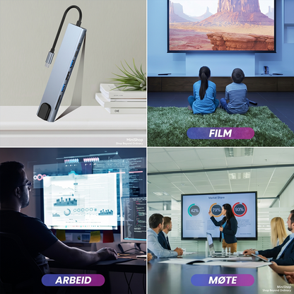 SZPACMATE 8-in-1 USB-C-hub