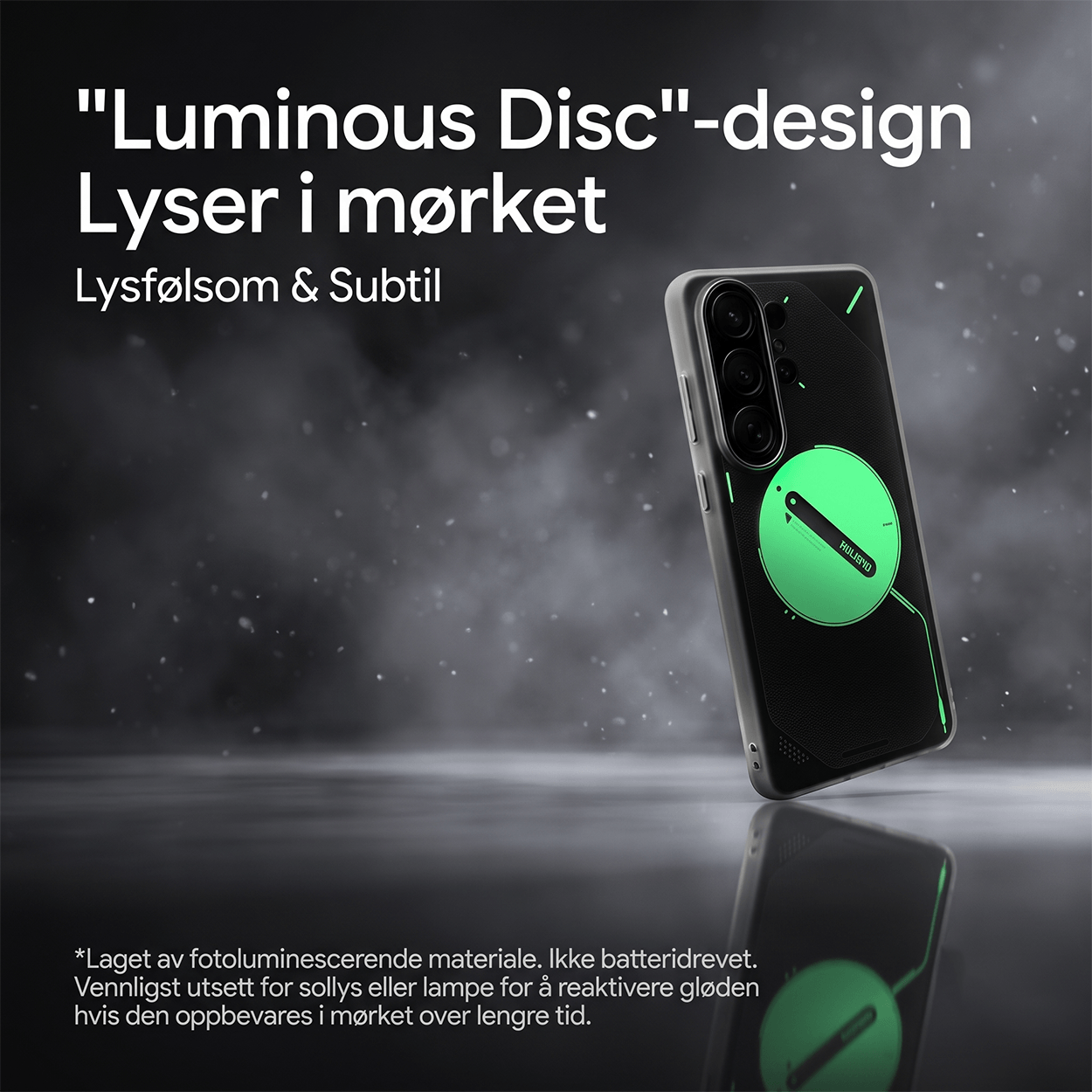 Aulumu S26 Ultra Galaxy Magnetisk deksel (Gjennomsiktig grå)