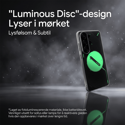 Aulumu S26 Ultra Galaxy Magnetisk deksel (Gjennomsiktig grå)
