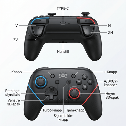 Nintendo Switch Wireless Controller SW-01 - Trådløs spillkontroller