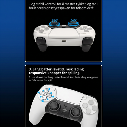 P49 Trådløs Spillkontroller for PS4
