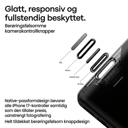 Aulumu A17 Støtsikkert Deksel til iPhone 17 Pro / Pro Max