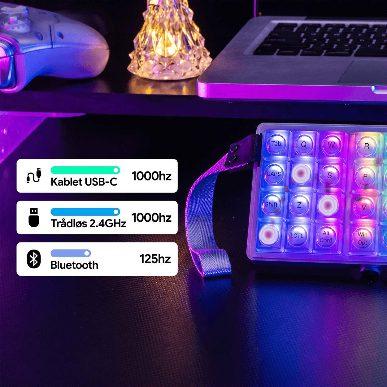 EPOMAKER Luma40 Lavprofil mekanisk tastatur
