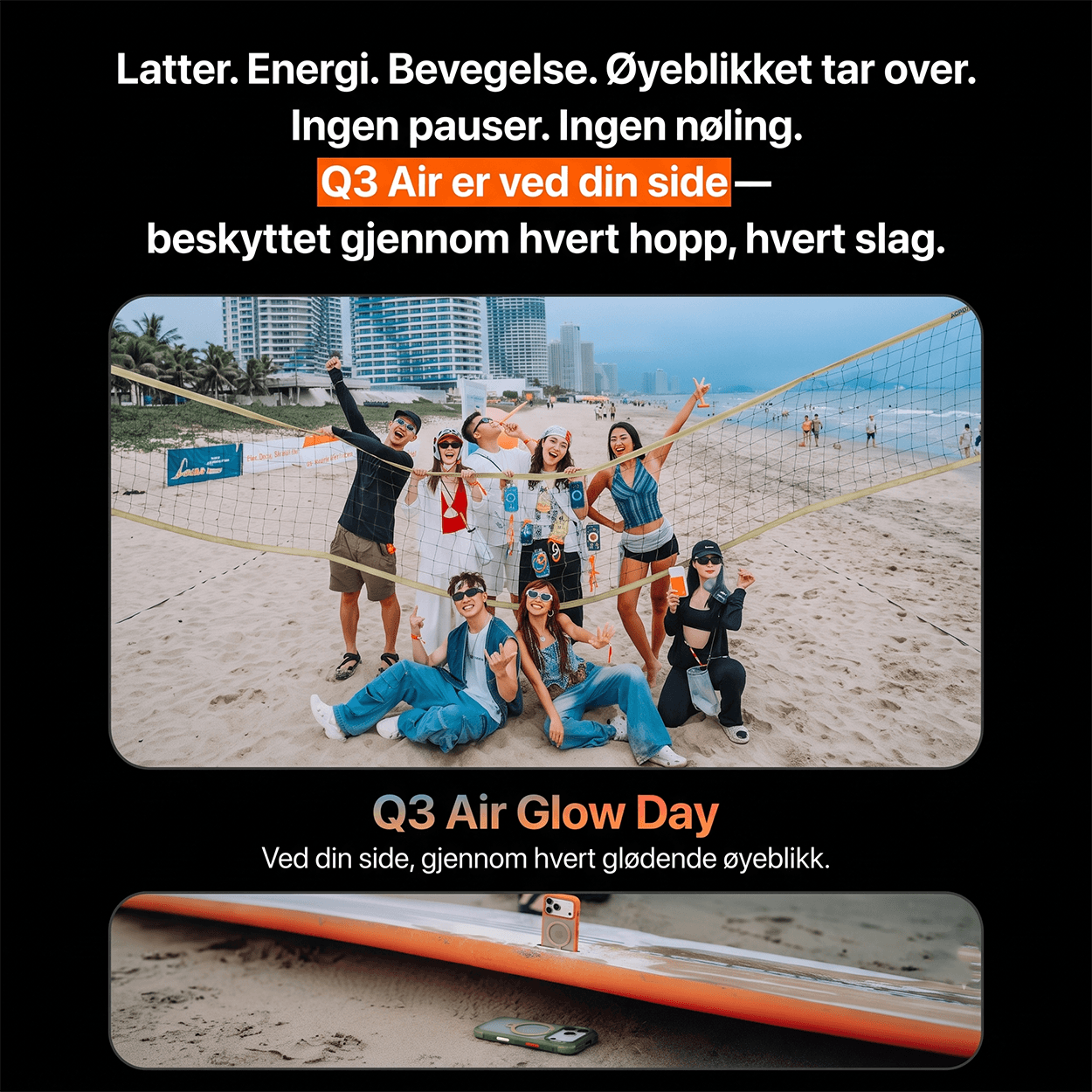 TORRAS Ostand Q3 Air MagSafe-deksel