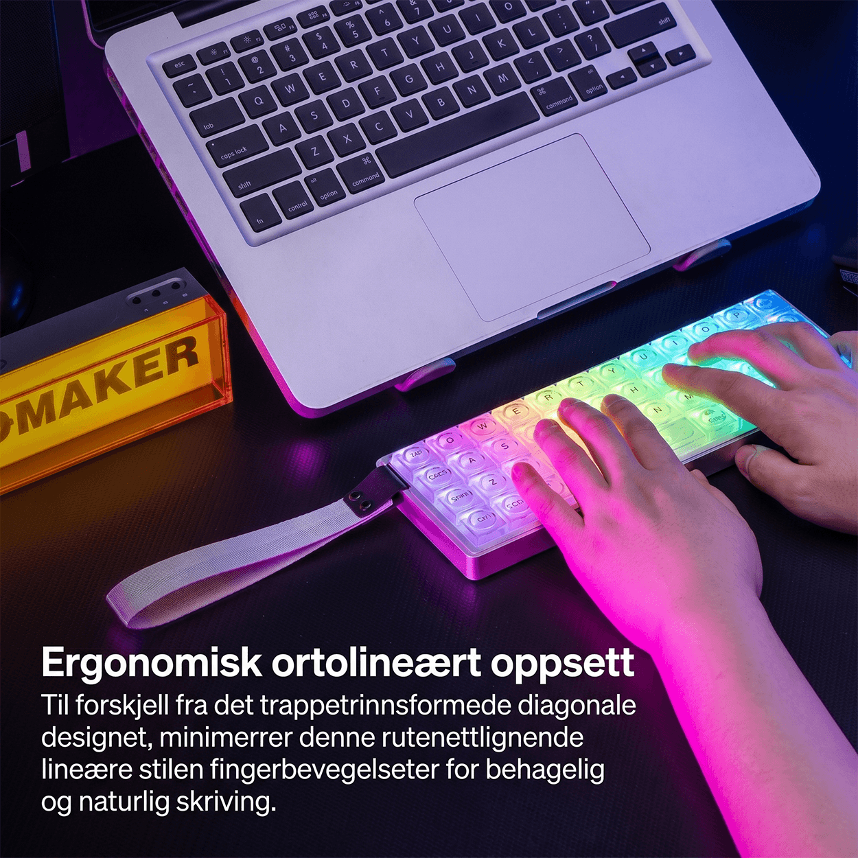 EPOMAKER Luma40 Lavprofil mekanisk tastatur