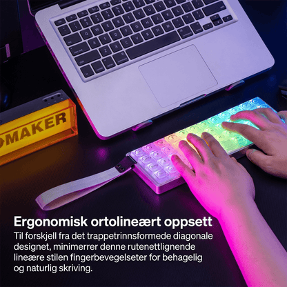EPOMAKER Luma40 Lavprofil mekanisk tastatur