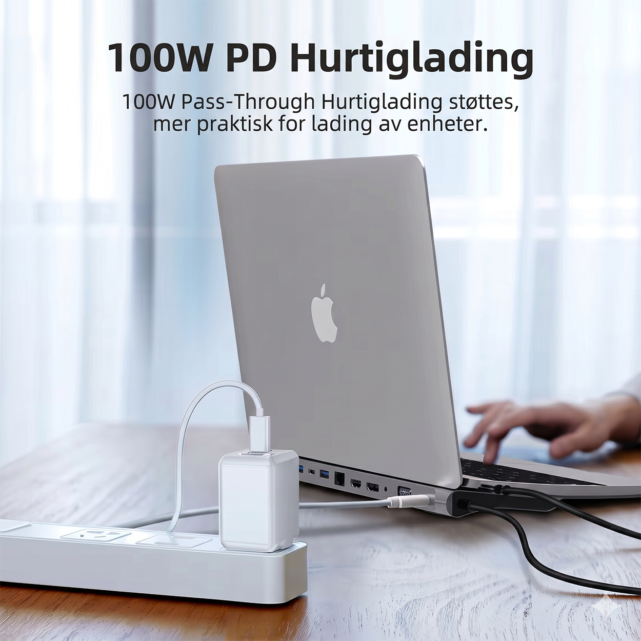 12-i-1 USB-C Hub dokkingstasjon