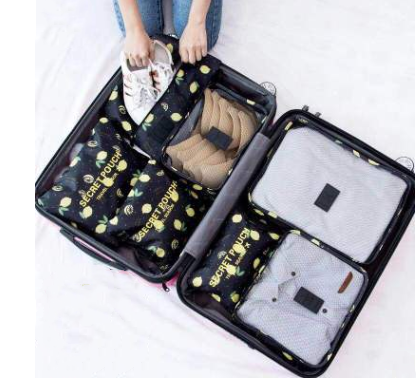 Vanntett nylon pakkepose for reise