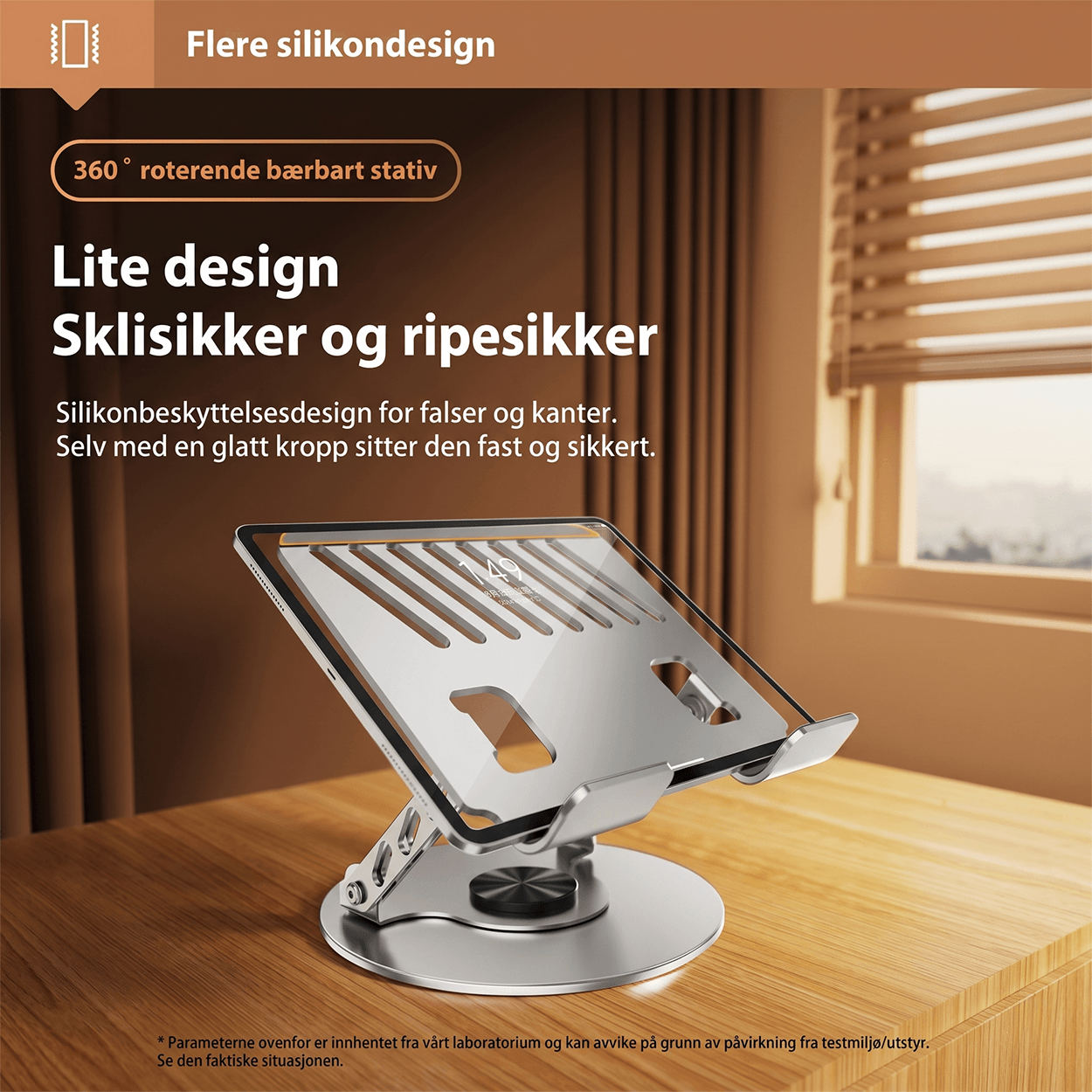 ROSLINY 360° Rotating Aluminum Alloy Laptopstativ