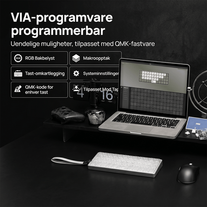 EPOMAKER Luma40 Lavprofil mekanisk tastatur