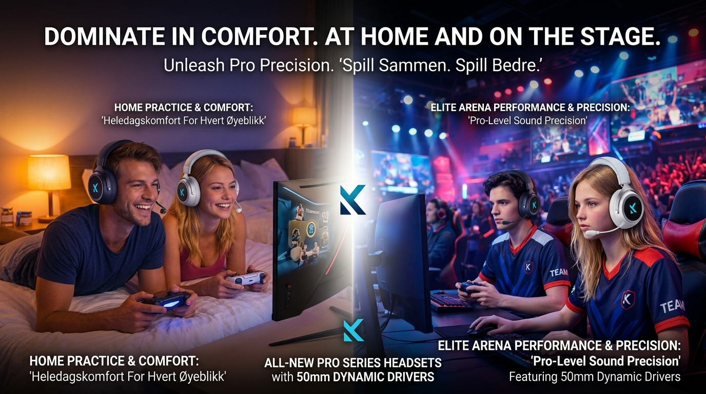 MCHOSE X9 trådløst spillheadset