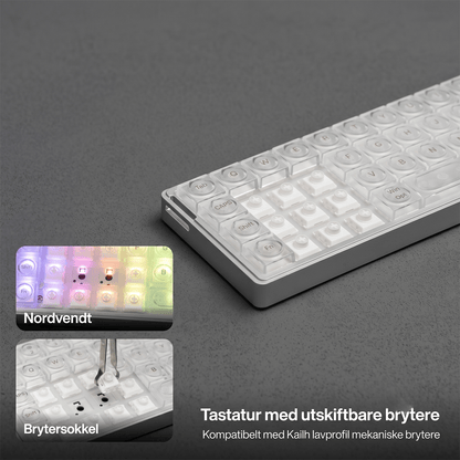 EPOMAKER Luma40 Lavprofil mekanisk tastatur