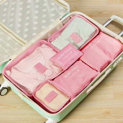 Vanntett nylon pakkepose for reise
