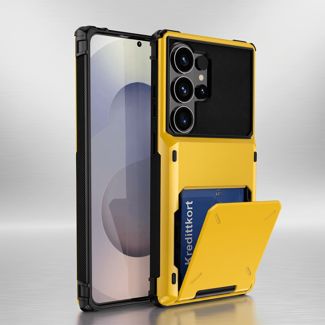 VaultCase PC-vippedeksel med korthlomme for Samsung S-serie
