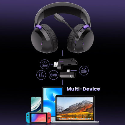 Akko GH300 Trådløst Gaming-headset – Quad-Mode