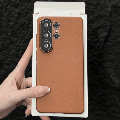 AEROVEIL Veganskinn-deksel for Samsung Galaxy S24/S25/S26 Ultra