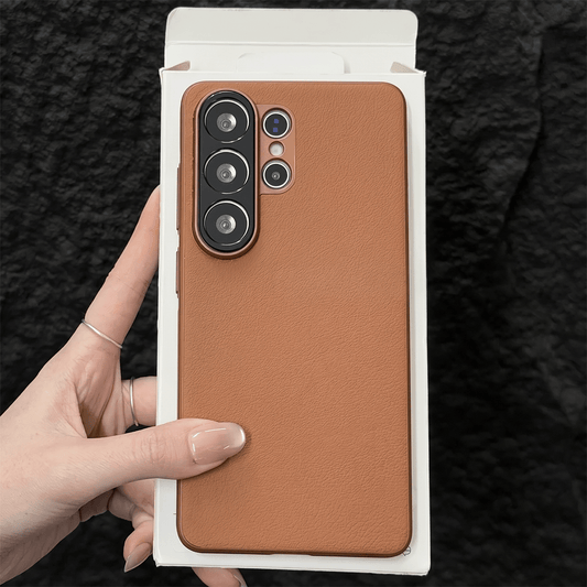 AEROVEIL Veganskinn-deksel for Samsung Galaxy S24/S25/S26 Ultra