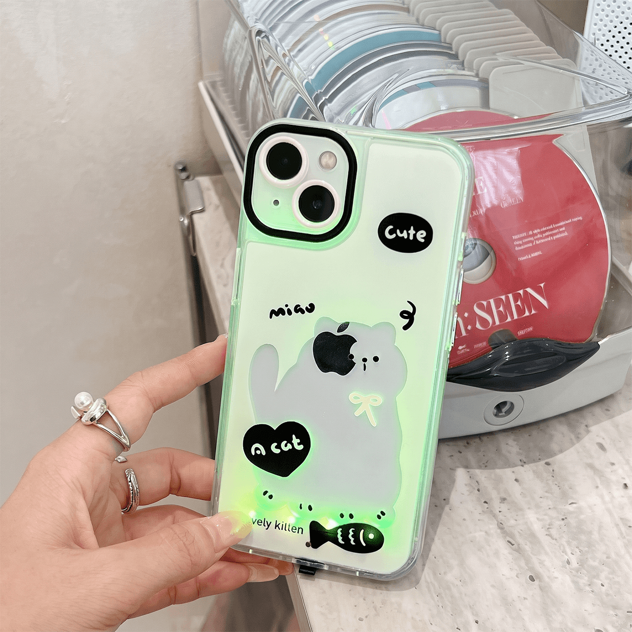 Glowing Cartoon Phone Case