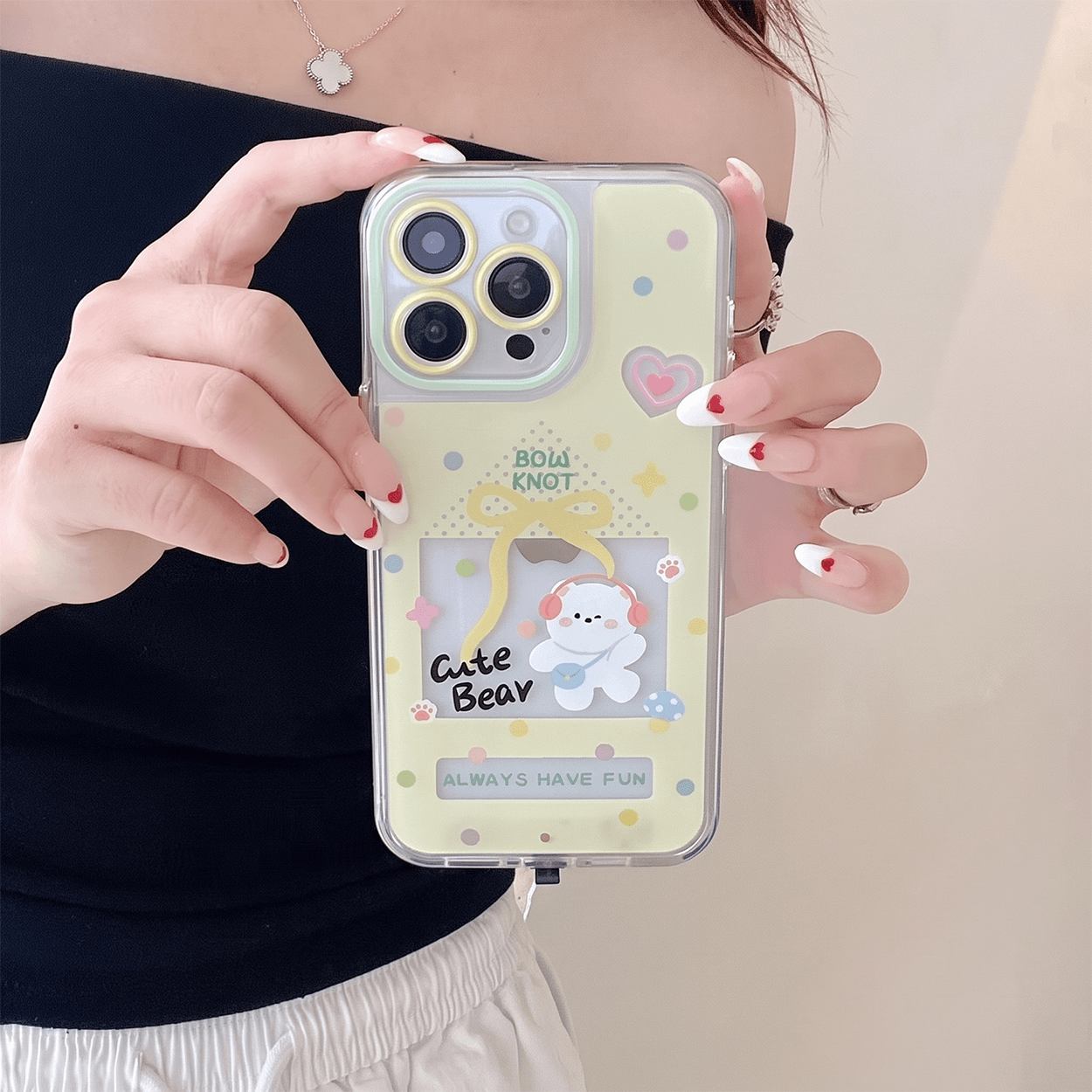 Glowing Cartoon Phone Case