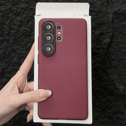 AEROVEIL Veganskinn-deksel for Samsung Galaxy S24/S25/S26 Ultra